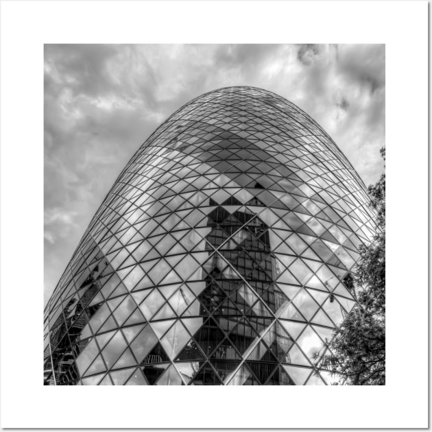 London Architecture, Geometric Shapes, Black And White Wall Art by tommysphotos